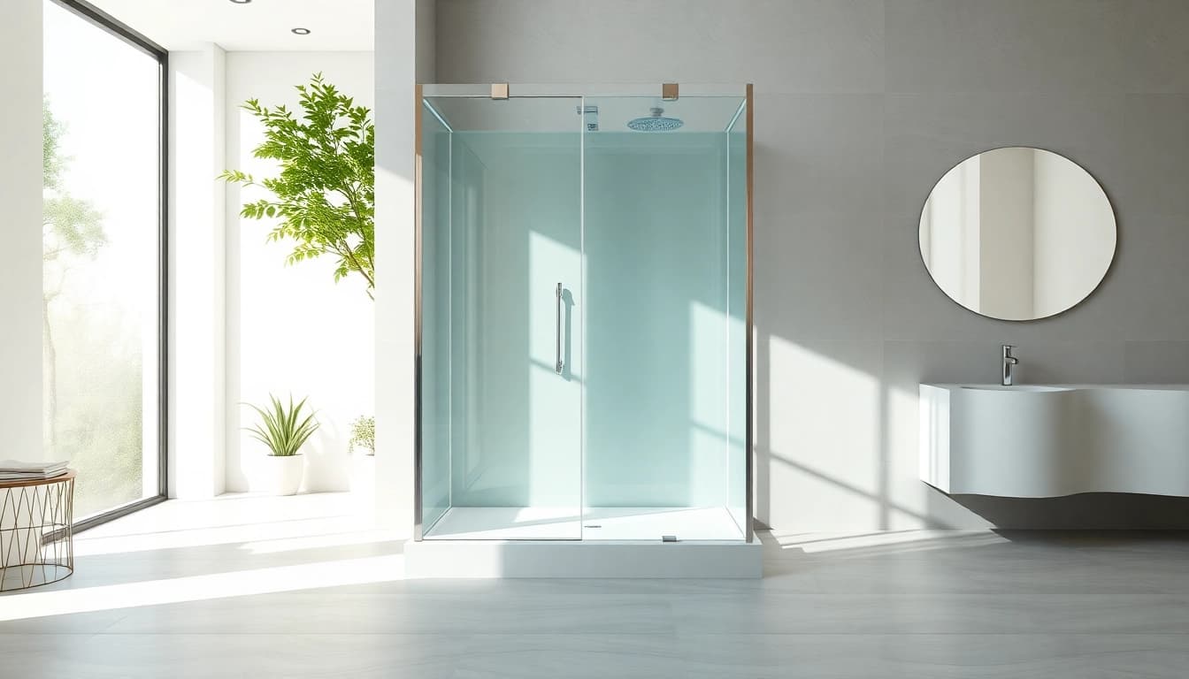 Erleben Sie die duschkabine 80x80 in einem modernen Badezimmer mit eleganter Gestaltung.