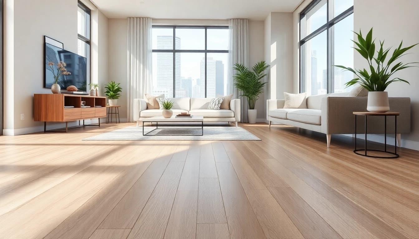Enhance your space with Juneau LVP flooring Chicago’s modern aesthetic and smooth texture.