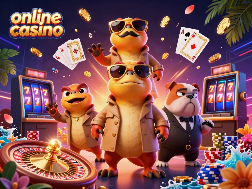 Online casino scene with raptors in a trench coat trying to enter a VIP lounge.