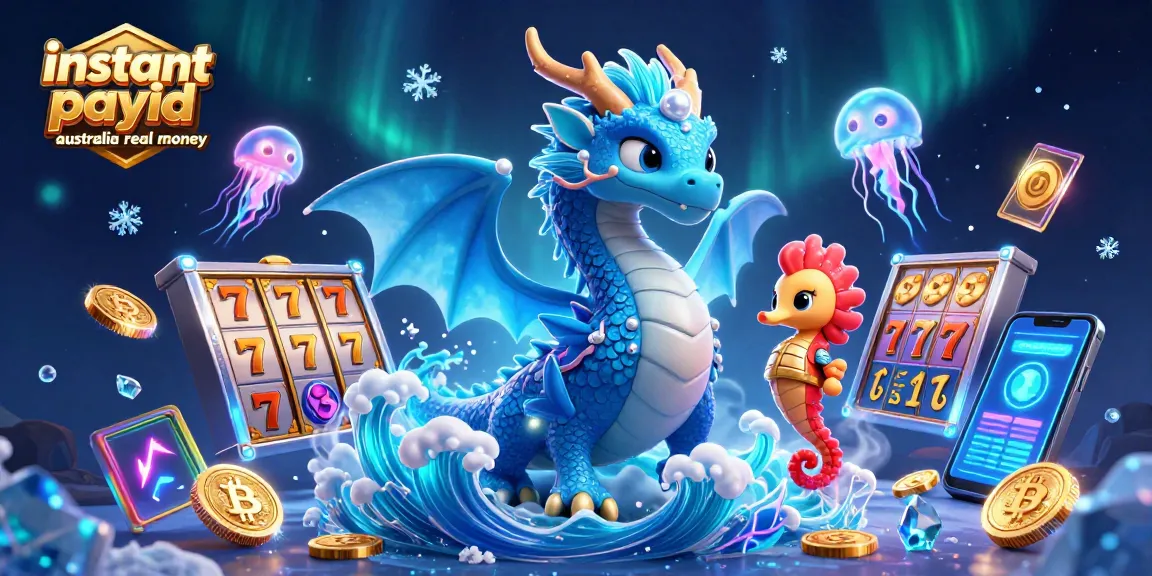 Experience instant payid pokies australia real money with a vibrant 3D water dragon and exciting slot elements.