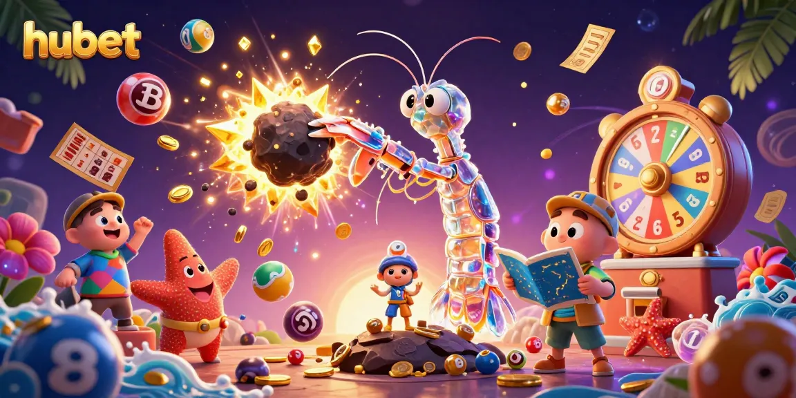 Experience thrilling gameplay at Hubet with vibrant lottery elements and engaging characters.